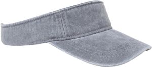 Leoberg Uni Visor Cap Damen Herren - Sonnenvisor Sommerhut Schirmmütze in 154002-Grau-2 Leoberg Uni Visor Cap Damen Herren - Sonnenvisor Sommerhut Schirmmütze in 154002-Grau-2