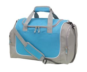 Sporttasche mit Schuhfach Reisetasche groß 48x30x27 Herren, Damen klein hellblau