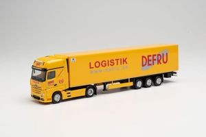 Herpa 948531 Mercedes-Benz Giga Kühlkoffer-Sattelzug „DEFRU 1:87