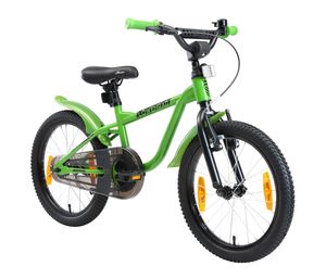 LÖWENRAD Kinder Fahrrad ab 5 Jahre, 18 Zoll Rad, Grün