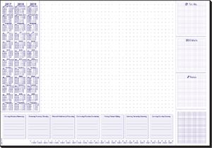 SIGEL HO355 Papier-Schreibunterlage, Lilac, 595x410 mm, 30 Blatt