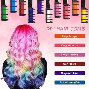Haarfärbekämme (Satz mit 10 Farben) Haarkreide - CHROMAHAIR