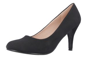 ANDRES MACHADO - Damen Pumps - Schwarz Schuhe in Übergrößen, Größe:45