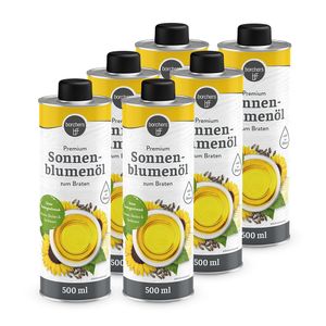 6x borchers Premium Sonnenblumenöl mit feinem Butteraroma
