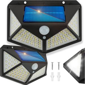 Lampa Solarna Czujnik Ruchu Zmierzchu 100 Led