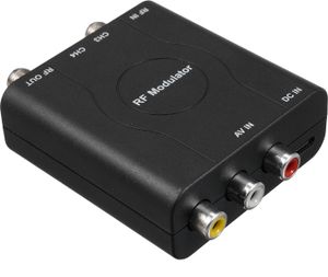 RF modulátor AV-to-RF převodník NTSC CH3/CH4 kanálů Video vstupní adaptér pro televizory s analogovými signály Profesionální HD VHF demodulátor převodník pro CATV systém