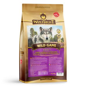 Wolfsblut Adult Wild Game - Rebhuhn, Wildtaube und Süßkartoffel 12,5 kg