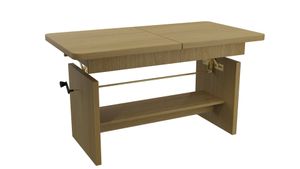 Minio, Tisch “Janek” 116-156 cm, klappbar, Hikora Eiche Farbe