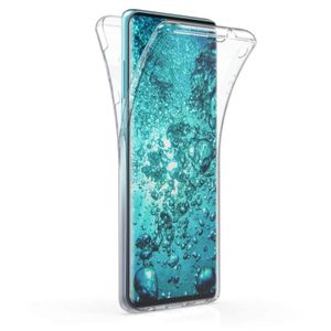 Samsung Galaxy A21s Handyhülle 360° Full TPU Schutzhülle Silikon Hülle Cover Vorder und Rückseiten Schutz