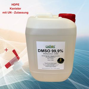 DMSO 99,9% 5 Liter - Dimethylsulfoxid höchste Reinheit (Ph.Eur.) geruchsneutral