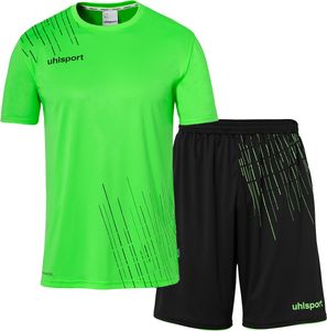 uhlsport Score 26 Set (koszulka+spodenki) kids 201 - fluo green/black 164