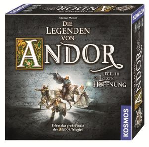 Kosmos 692803 - Die Legenden von Andor - Teil III Die letzte Hoffnung, Fantasy-Brettspiel ab 10 Jahre, das große Finale der Andor-Trilogie, eigenständiges Spiel