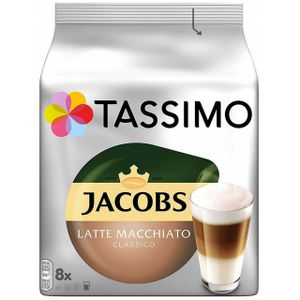 TASSIMO Kaffeekapseln Jacobs Latte Macchiato Classico 8 Kapseln