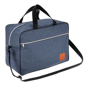 Handgepäck Reisetasche 40x30x25 cm ideal als kleine Flugzeug Kabinentasche für z.B. Flüge mit Eurowings in blau von Granori
