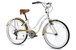 26 Zoll Beachcruiser KCP ALOHA 2.0 6G SHIMANO Tourney weiß