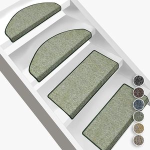 Stufenmatte York Grün 41 23,5 x 65 cm