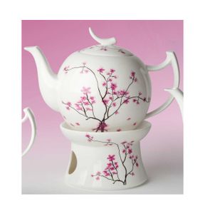 TeaLogic Cherry Blossom Teekanne 1,5L und Stövchen