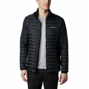 Columbia Herren Jacke Wanderjacke Outdoorjacke Steppjacke Powder Pass™ Jacket, Farbe:Schwarz, Größe:L, Artikel:-010 black