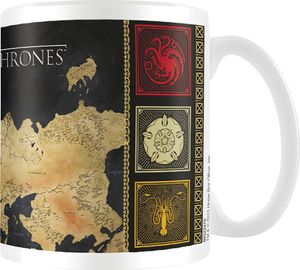 Game of Thrones - Kaffeebecher, Karte PM2319 (Einheitsgröße) (Schwarz/Weiß/Beige)