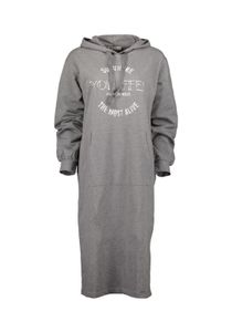 Sweat-Kleid mit Kapuze, Größe:46, Farbe:Grau