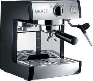 Graef pivalla, Espressomaschine, 2,5 l, Gemahlener Kaffee, 1410 W, Schwarz
