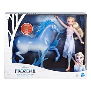 Hasbro Disney Die Eiskönigin 2 Elsa Puppe und Nokk Figur; E5516EU6