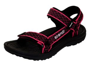 Damen Sandalen Eva-Sandaletten Magenta Rot Gr. 39