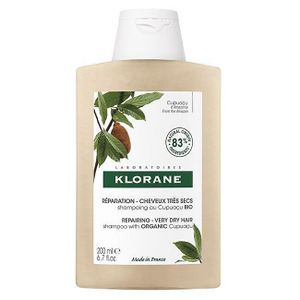 Klorane šampon s organickým extraktem Cupuaçu - Hydratační péče pro poškozené vlasy, 200 ml