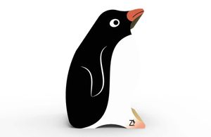 Kratzmöbel für Katzen – Cartoon-Pinguin – süßer Aufenthalt für Ihre Katze