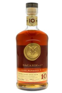 Bacardi Gran Reserva Diez 10YO 40% 0,7L (holá fľaša)