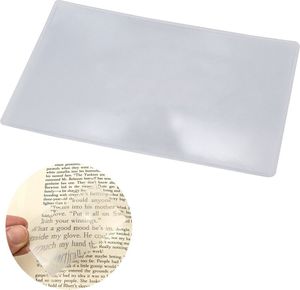 Verk 09089 Fresnelova obdĺžniková lupa Čítacia lupa B6 5x