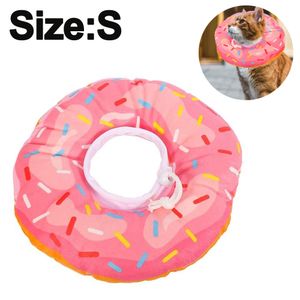 Halskrause Katzen Halsband Soft Weich Katze Schutzkragen Anti Biss Safety Einstellbarer Schützender Kragen für Haustiere Katzen Hunde Welpen Kätzchen