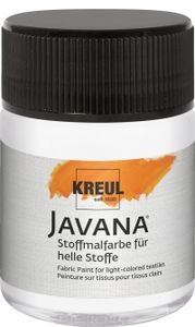 Kreul Javana Stoffmalfarbe für helle Stoffe weiss 50 ml