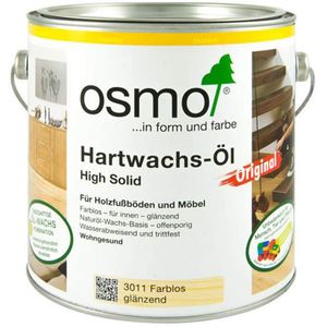 Osmo Hartwachs Öl farblos glänzend für alle Holzfußböden 750ml
