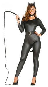 y Katzen Lady Superheldin Kostüm Gr. XS-L, Größe:L