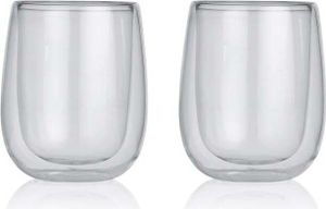 GOURMETmaxx Latte Macchiato Thermogläser - 2er-Set 350ml Doppelwandige Thermo Gläser Latte Macchiato Kaffee Tee Cocktail Thermoglas Becher Kaffeeglas GOURMETmaxx Latte Macchiato Thermogläser - 2er-Set 350ml Doppelwandige Thermo Gläser Latte Macchiato Kaffee Tee Cocktail Thermoglas Becher Kaffeeglas