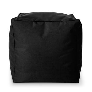 Cube Hocker 40x40x40 cm - Schwarz