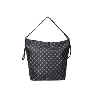 Rieker Damen Schultertasche Umhängetasche Allover Print H1450, Farbe:Schwarz
