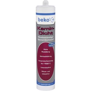 Beko Kamin-Dicht - Hitzebeständiger Spezial-Dichtstoff 310ml schwarz
