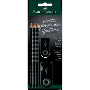 FABER-CASTELL Schreibset SLEEVE schwarz