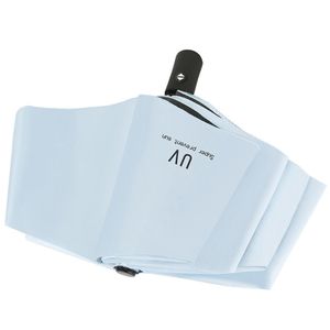 Regenschirm Taschenschirm Automatischer Sturmfest Auf-Zu-Automatik Schirm für Damen Herren Stabil Sturmsicher Wind, Hellblau