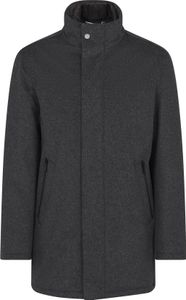 Bugatti Winterjacke anthrazit Wolle einfarbig Bugatti Winterjacke anthrazit Wolle einfarbig