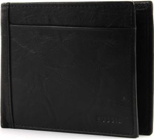 FOSSIL Geldbörse Neel Large Coin Pocket Bifold Black schwarz