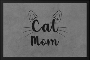 Cat Mom Fußmatte Katzen-Mama Geschenk Katzenliebhaber Katzenbesitzer Katzen Kätzchen