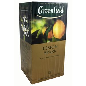 Greenfield Schwarztee Lemon Spark 25 Teebeutel schwarzer Tee Zitrone black Tea