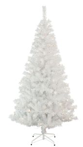 Star 609-21, LED-Weihnachtsbaum'Kalix', 150 warmwhite LED, Plastik, Weiß, 10.5 x 10.5 x 19.5 cm