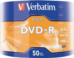 Verbatim 43791, DVD-R, Spindel, 50 Stück(e), 4,7 GB