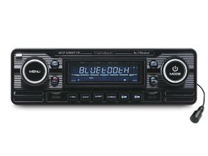 Caliber Retro-Radio 4x75W mit FM, CD, Bluetooth® Technologie in USB-Schwarz (RCD120BT-B)
