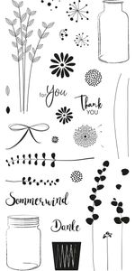 Clear Stamps "Botanical"