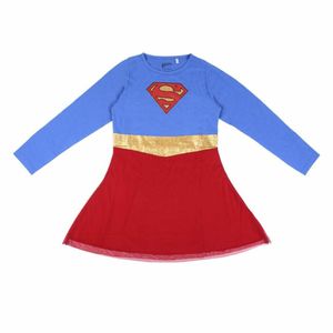 Kleid Superman Blau Rot Größe: 10 Jahre